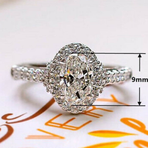 NEW Sparkling Stamped 925 silver Ring - Picture 2 of 5